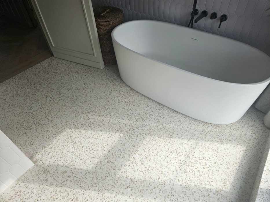 Sol et escalier Terrazzo