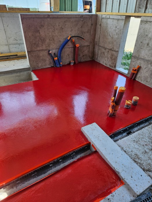 Sol en résine pour exploitation de traite